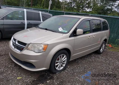 2014 Dodge Grand Caravan Sxt из США, поврежденный, VIN 2C4RDGCG0ER341604
